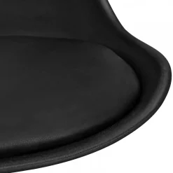 Sale Wohnen Schwarzer Schalenstuhl drehbar & höhenverstellbar - Alberton