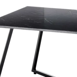 Hot Wohnen Schwarzer Wohnzimmer Sofatisch mit Marmorplatte - Anyala