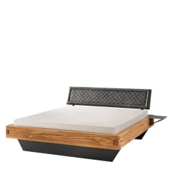 Hot Wohnen Schwebebett mit Leder-Kopfteil - Emjan