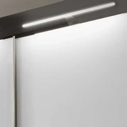 Online Wohnen Schwebetüren Kleiderschrank in Braun & Weiß - Genre