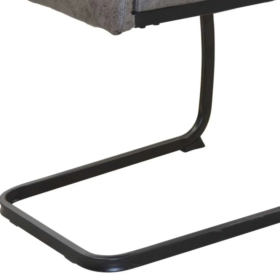 Sale Wohnen Schwingstühle in Grau & Schwarz - Medeos (4er Set)