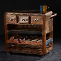 Wohnen Servierwagen Clarendon in Shabby Chic Design