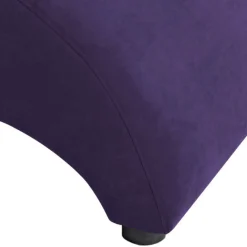 Clearance Wohnen Sessel aus Velours in Violett - Cregorian