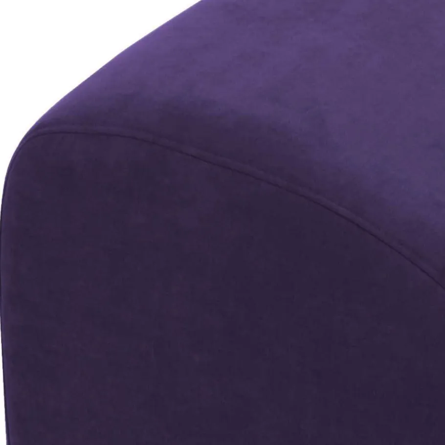 Clearance Wohnen Sessel aus Velours in Violett - Cregorian