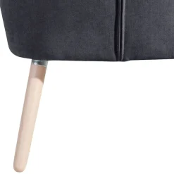 Best Wohnen Sessel in Anthrazit Veloursbezug - Hamzad
