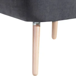 Best Wohnen Sessel in Anthrazit Veloursbezug - Hamzad