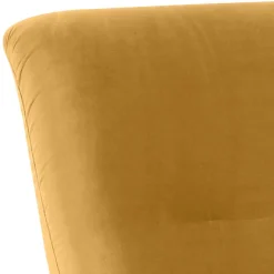 Discount Wohnen Sessel in Gelb und Nussbaum Braun - Nikaragva
