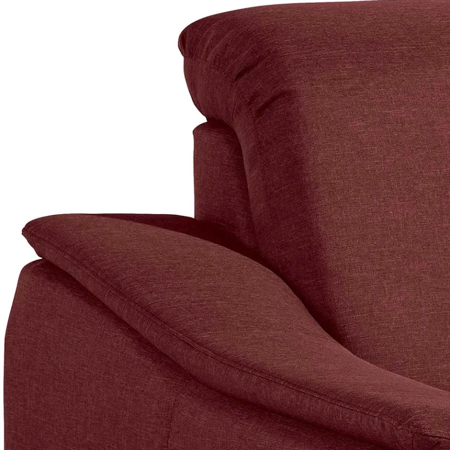 Sale Wohnen Sessel in Rot und Nussbaum Braun - Capital