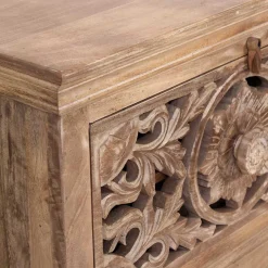 Outlet Wohnen Set Garderoben Möbel im Boho Style - Runiasa (dreiteilig)