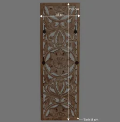 Outlet Wohnen Set Garderoben Möbel im Boho Style - Runiasa (dreiteilig)