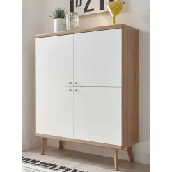 Outlet Wohnen Set Skandi Möbel fürs Wohnzimmer - Cablos (vierteilig)