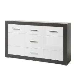 Online Wohnen Set Vitrine & Highboard & Regal - Istensa (dreiteilig)