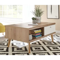 New Wohnen Set Wohnzimmer Einrichtung zweifarbig - Cablos (fünfteilig)