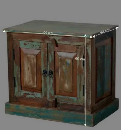 Best Wohnen Shabby Badezimmer Möbel Kombi - Jamaica (dreiteilig)