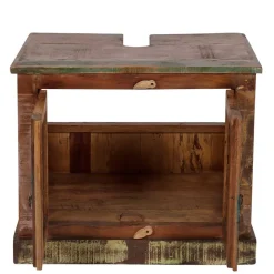 Outlet Wohnen Shabby Badmöbel aus Recyclingholz - Jamaica (fünfteilig)