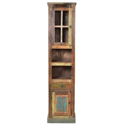 Outlet Wohnen Shabby Badmöbel aus Recyclingholz - Jamaica (fünfteilig)