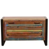 Outlet Wohnen Shabby Chic Bank mit Schuhaufbewahrung - Vosbadus