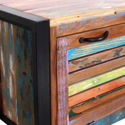Outlet Wohnen Shabby Chic Bank mit Schuhaufbewahrung - Vosbadus