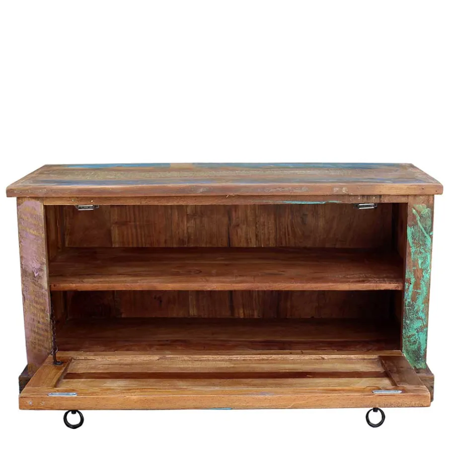 Discount Wohnen Shabby Chic Dielenmöbel Set - Jamaica (fünfteilig)