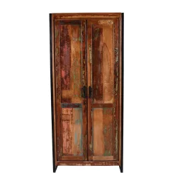 Wohnen Shabby Chic Dielenschrank aus Recyclingholz - Ensley