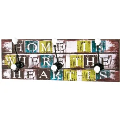Clearance Wohnen Shabby Chic Garderobe Home is where the heart is - Alvios