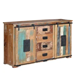 Discount Wohnen Shabby Chic Kombi-Kommode 150 cm breit - Jevilia