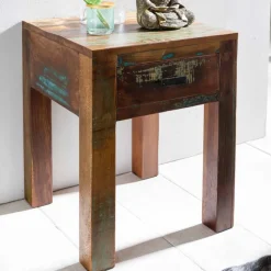 Online Wohnen Shabby Chic Nachttisch Dencig mit Schublade