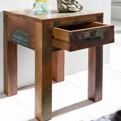 Online Wohnen Shabby Chic Nachttisch Dencig mit Schublade