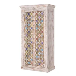 New Wohnen Shabby Chic Schrank in Antikweiß - Mirell