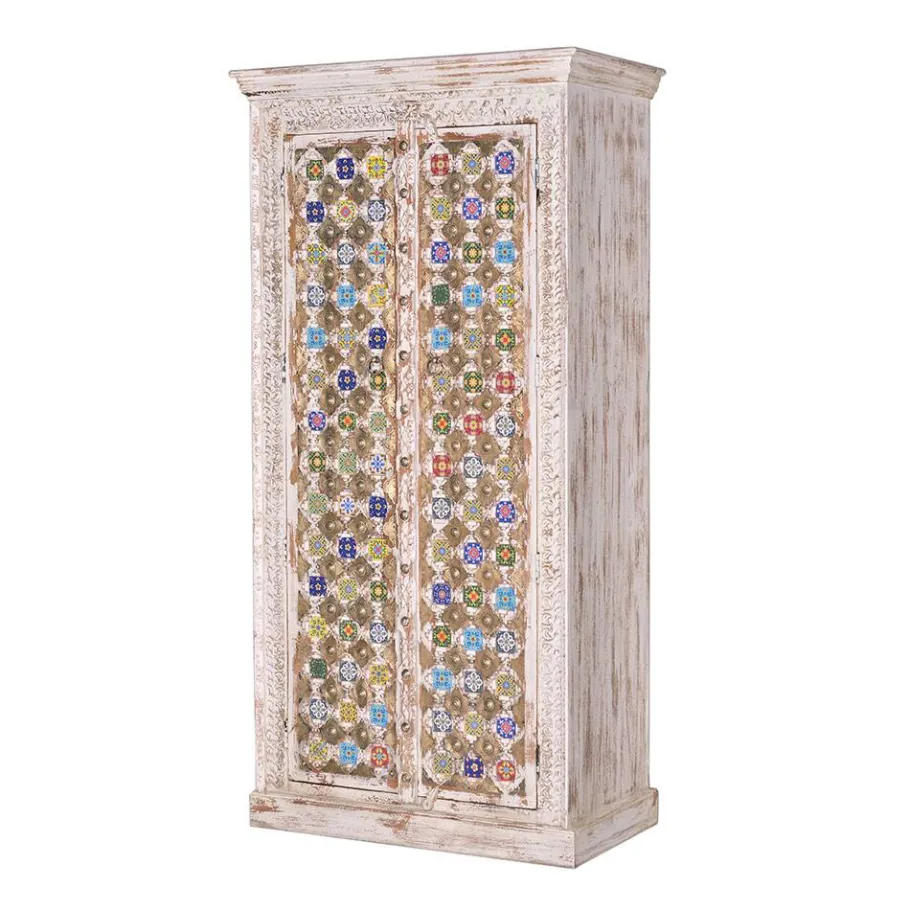 New Wohnen Shabby Chic Schrank in Antikweiß - Mirell