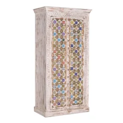 New Wohnen Shabby Chic Schrank in Antikweiß - Mirell