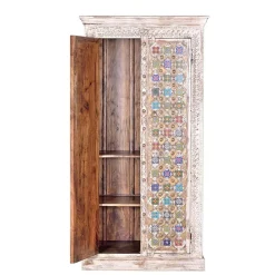 New Wohnen Shabby Chic Schrank in Antikweiß - Mirell