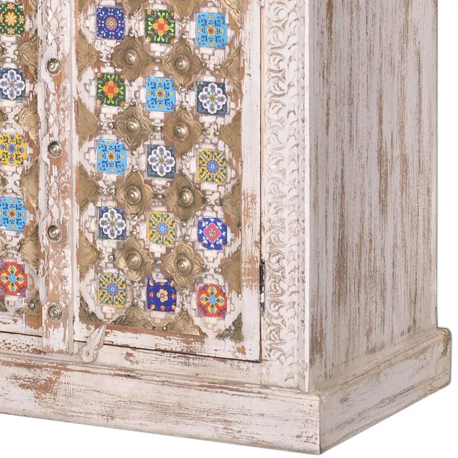 New Wohnen Shabby Chic Schrank in Antikweiß - Mirell