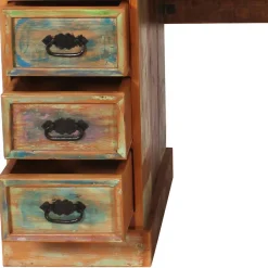 Online Wohnen Shabby Chic Schreibtisch aus Recyclingholz - Jamaica