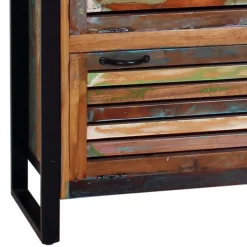 Wohnen Shabby Chic Schuhschrank aus Recyclingholz - Vosbadus