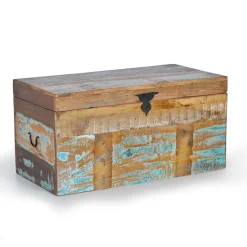 Best Wohnen Shabby Chic Truhe aus Altholz - Torreon