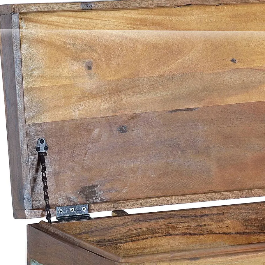 Best Wohnen Shabby Chic Truhe aus Altholz - Torreon