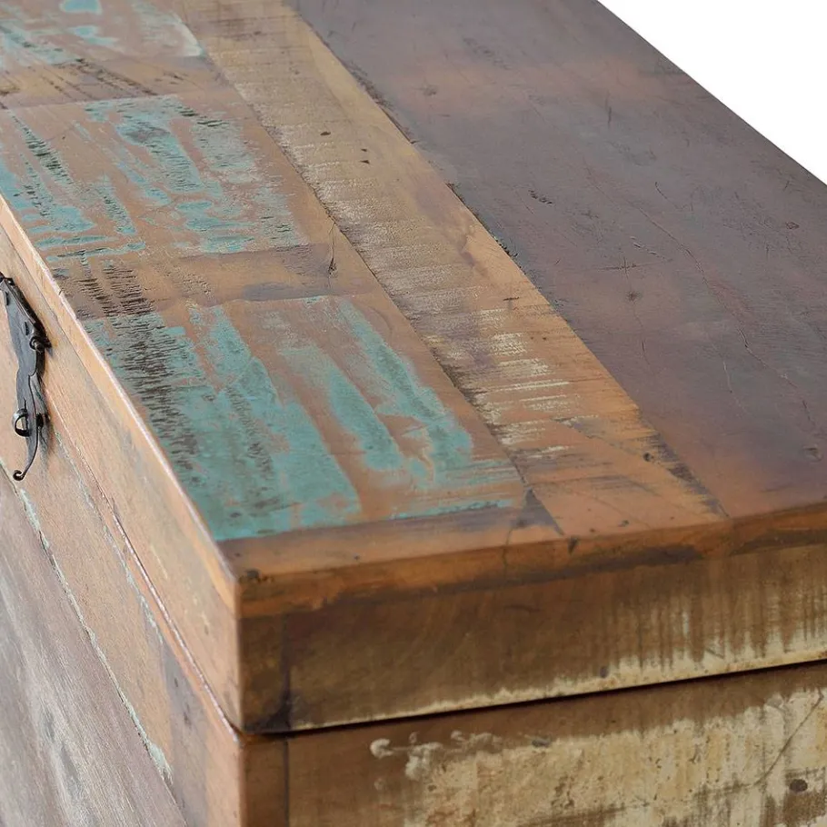 Best Wohnen Shabby Chic Truhe aus Altholz - Torreon