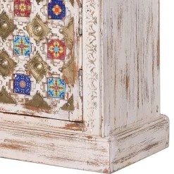 Discount Wohnen Shabby Chic TV Lowboard in Antikweiß - Mirell