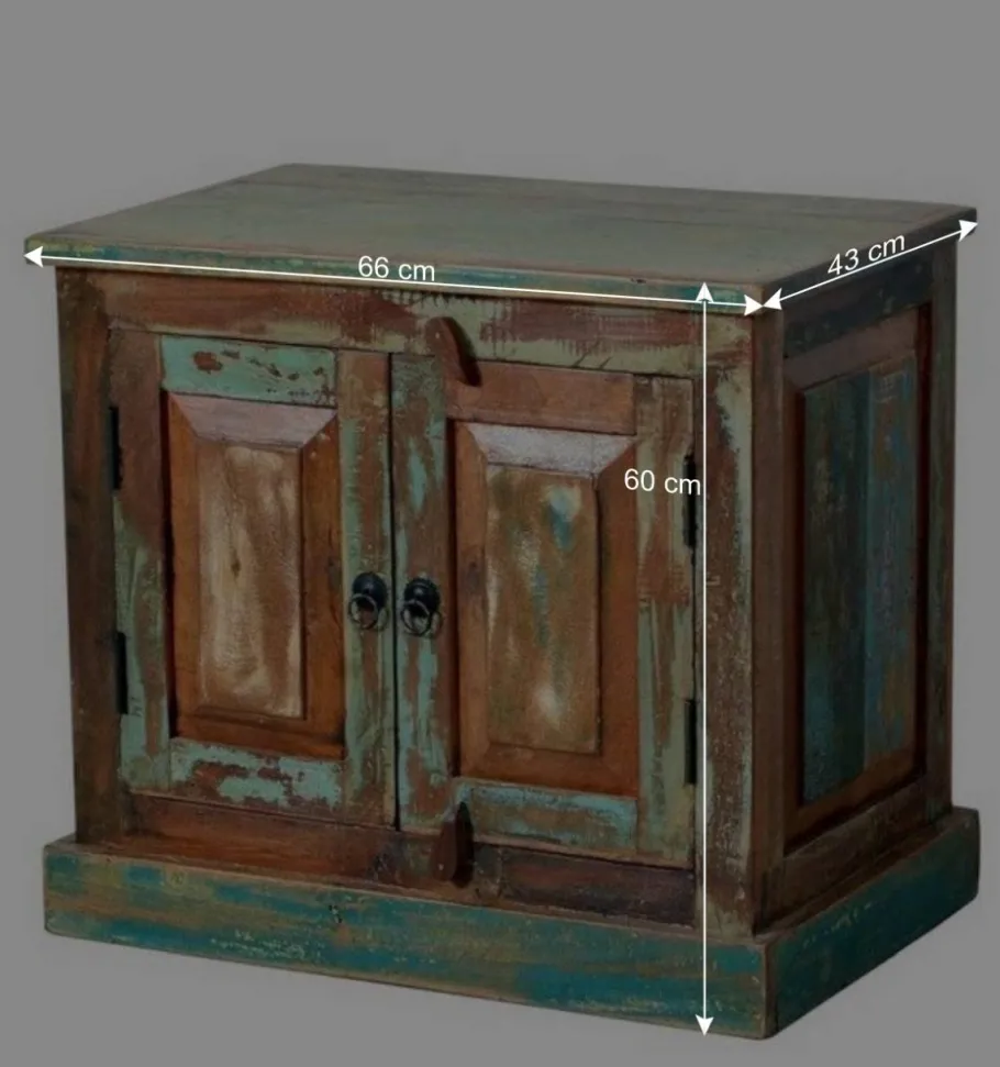 New Wohnen Shabby Chic Waschtisch & Spiegel - Jamaica (zweiteilig)