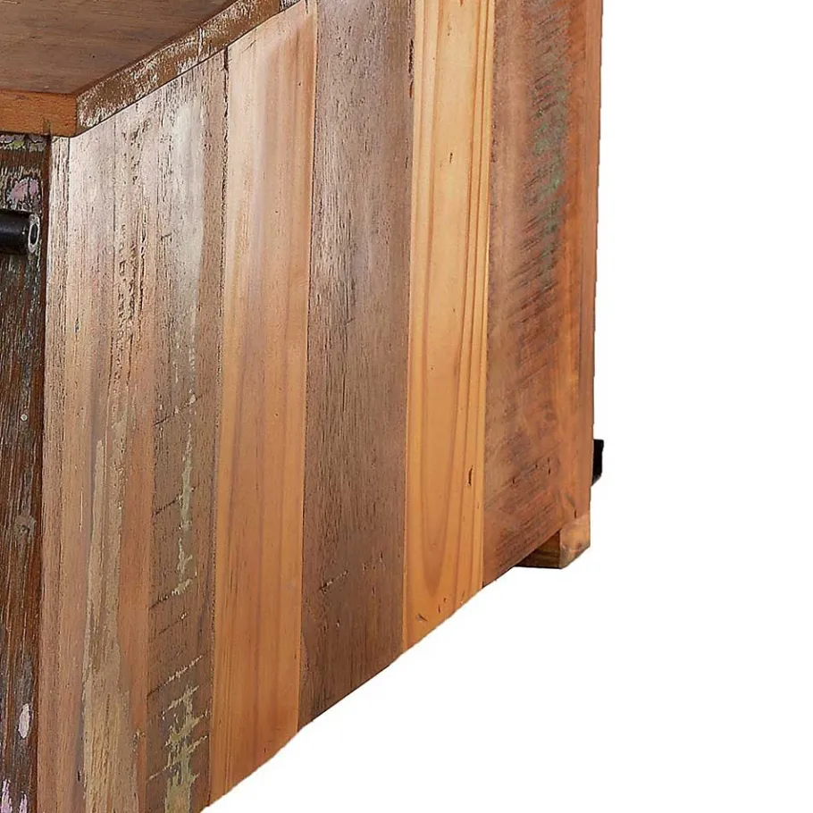 Discount Wohnen Shabby Couchtisch Vayamos mit Stauraum Schiebetüren