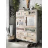 New Wohnen Shabby Design Highboard aus Recyclingholz - Nuro