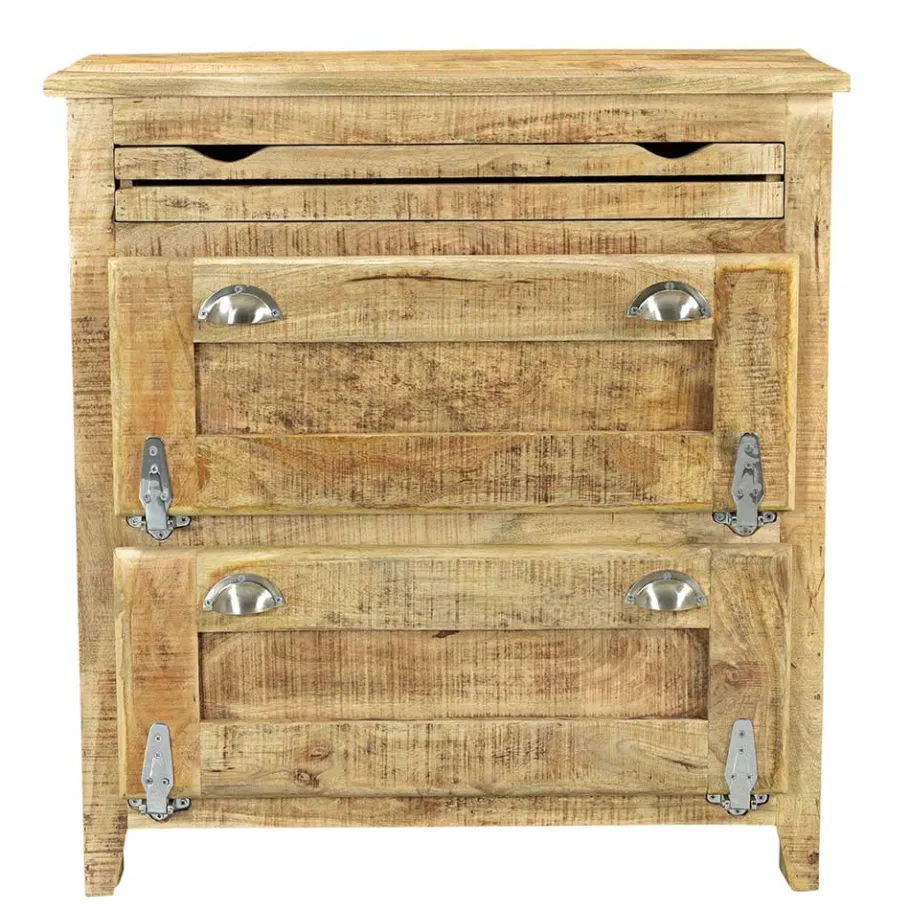 Discount Wohnen Shabby Design Schuhschrank mit 2 Klappen - Suennas