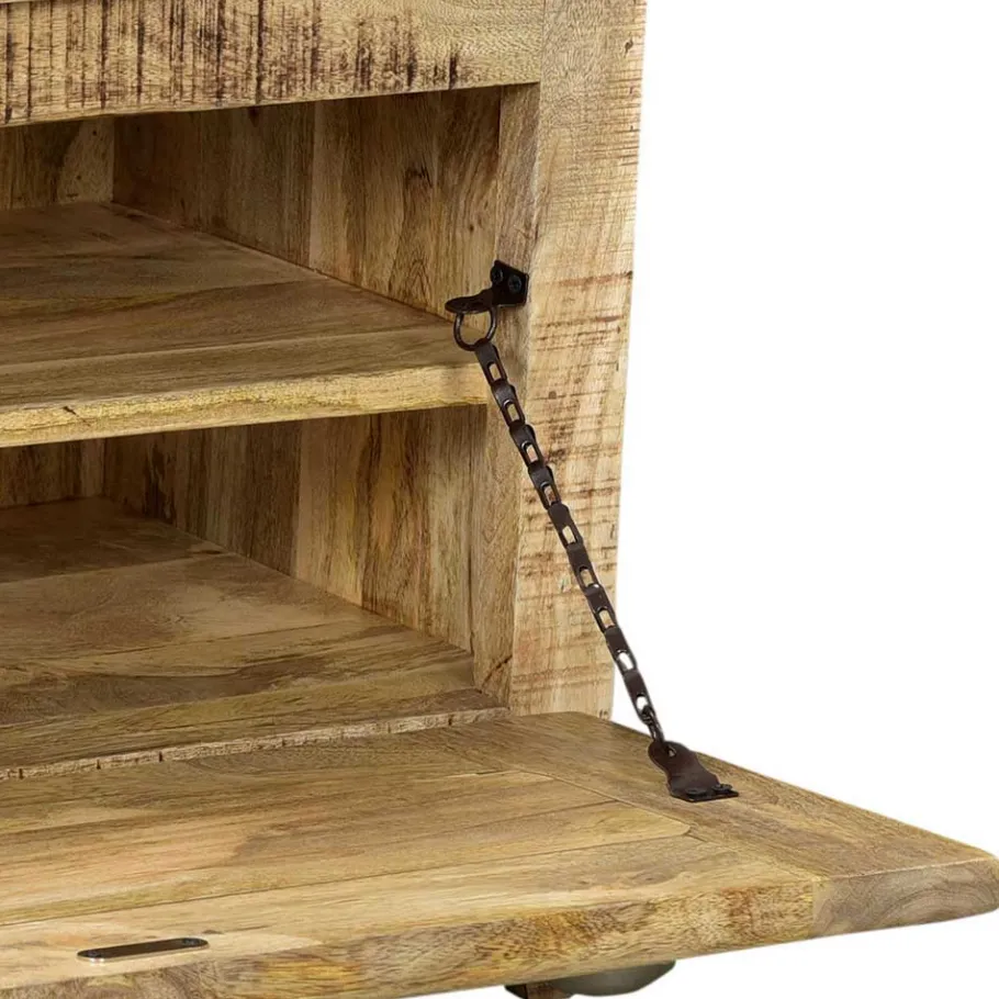 Discount Wohnen Shabby Design Schuhschrank mit 2 Klappen - Suennas