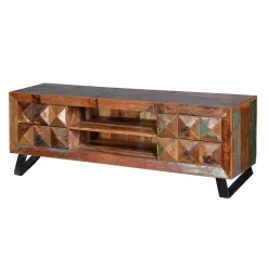 Discount Wohnen Shabby Design TV Board aus Recyclingholz - Zeremonia