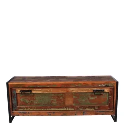 New Wohnen Shabby Garderobenmöbel aus Massivholz - Ensley (sechsteilig)