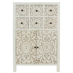 Best Wohnen Shabby Highboard mit Ornament Muster Front - Acacio