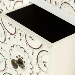 Best Wohnen Shabby Highboard mit Ornament Muster Front - Acacio
