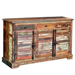 Sale Wohnen Shabby Style Sideboard aus Altholz - Manna