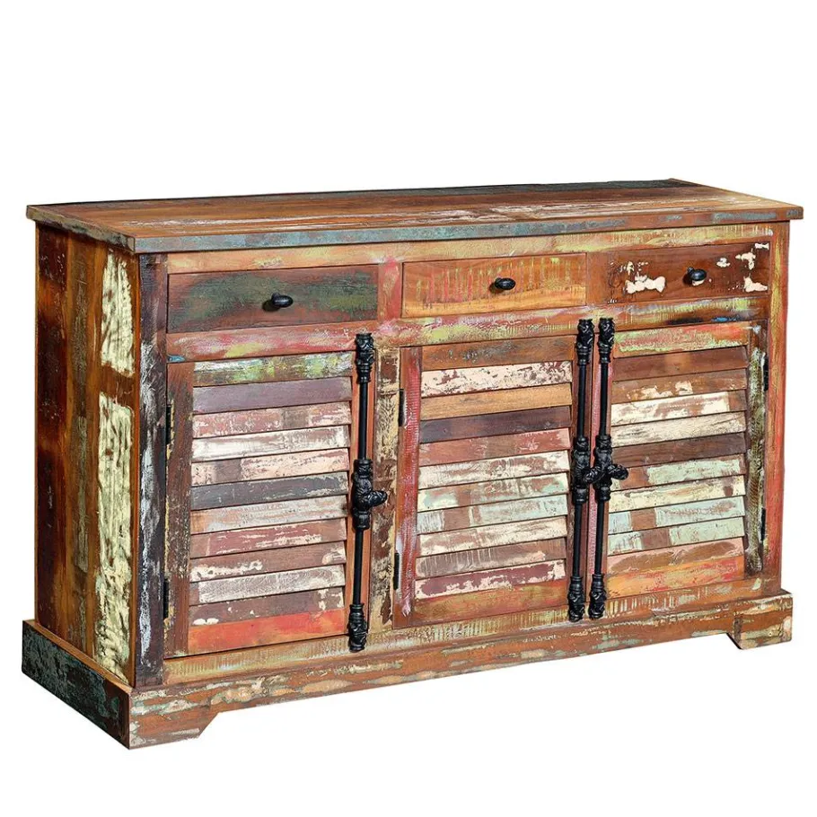 Sale Wohnen Shabby Style Sideboard aus Altholz - Manna